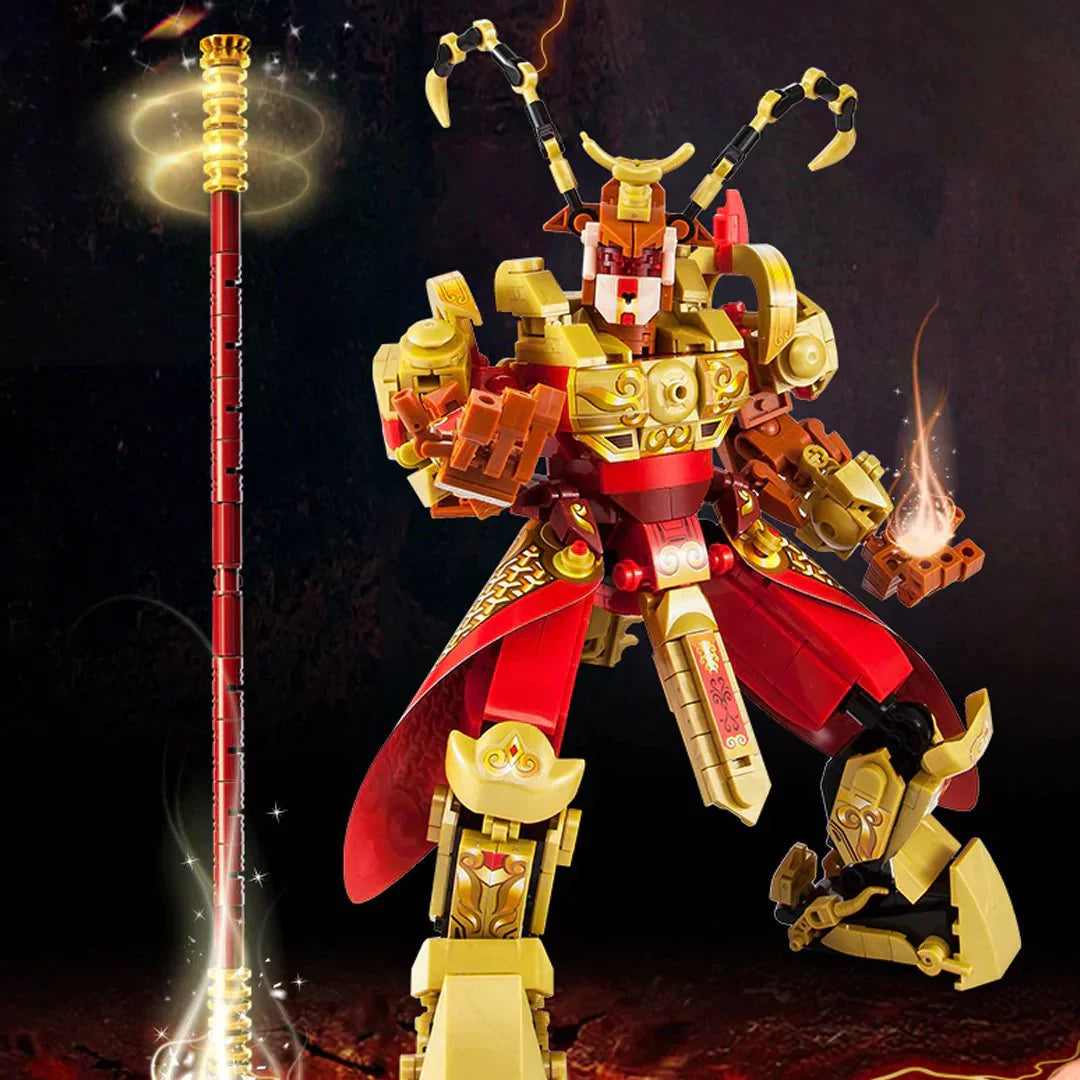 Legendary Royal Monkey King Building Block Set | 610+ Pcs