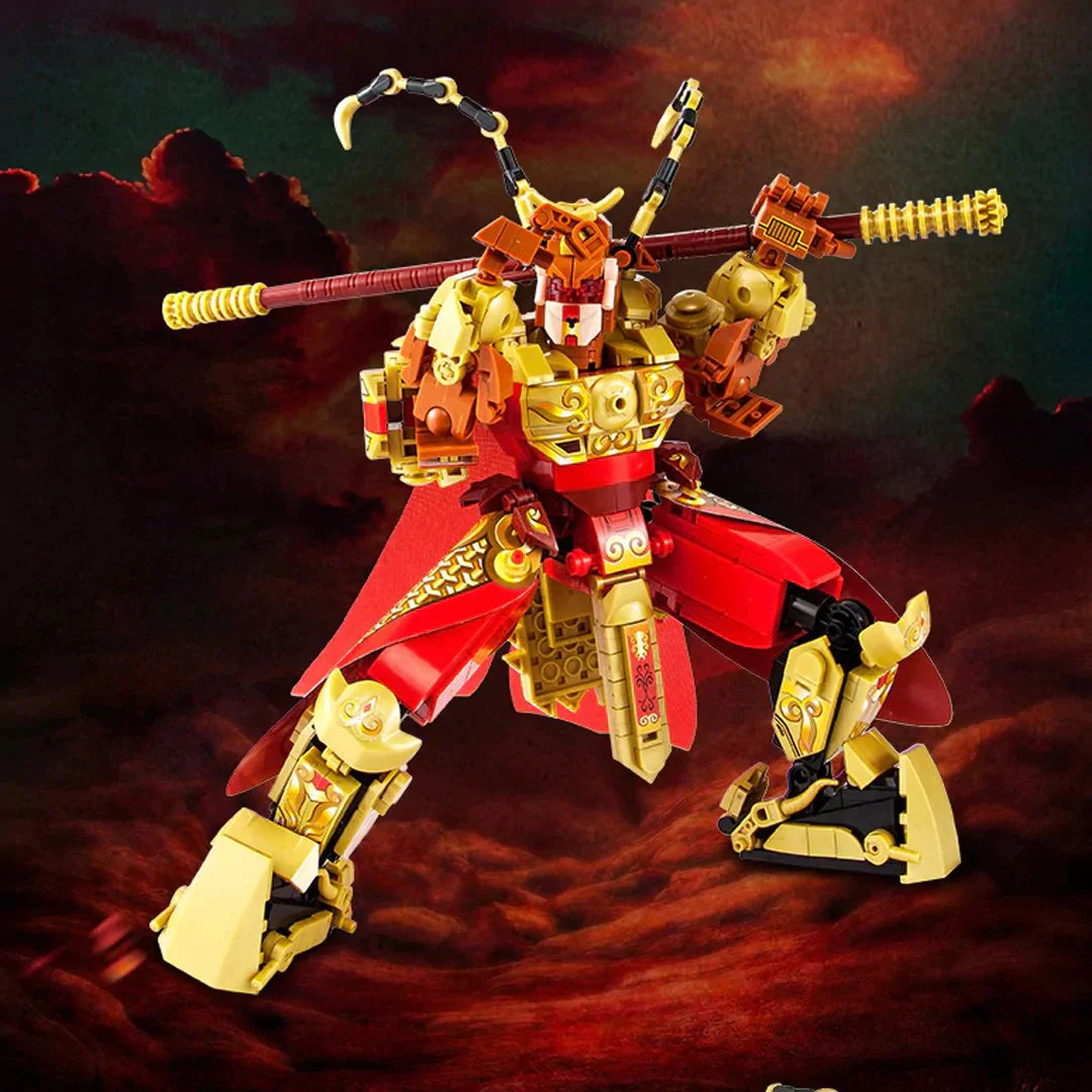 Legendary Royal Monkey King Building Block Set | 610+ Pcs