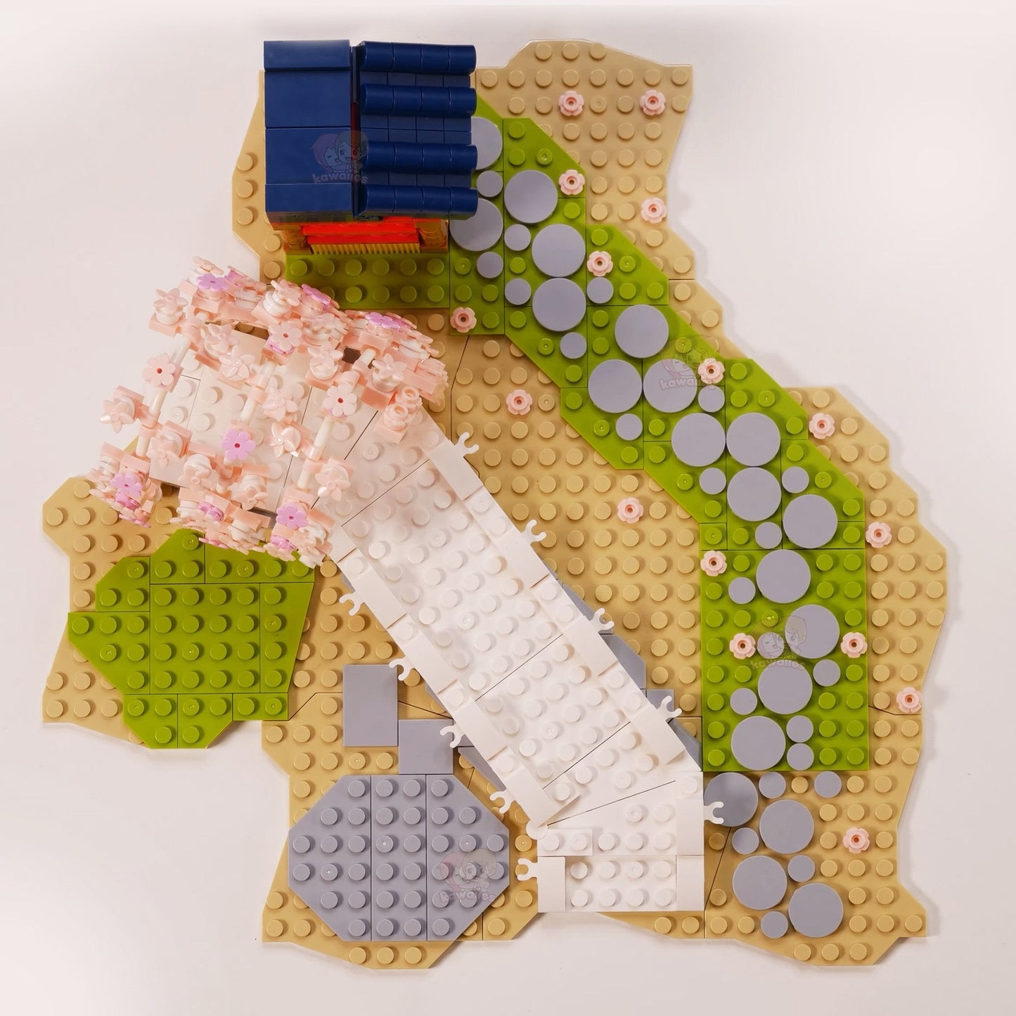 Light up Japanese Hakone Sakura Tree Tunnel Building Sets