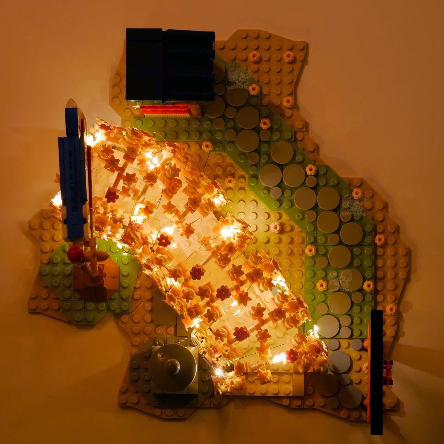 Light up Japanese Hakone Sakura Tree Tunnel Building Sets