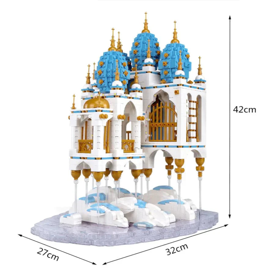 Royal Floating Palace Building Block Set with LED Lights | 2860+ Pcs