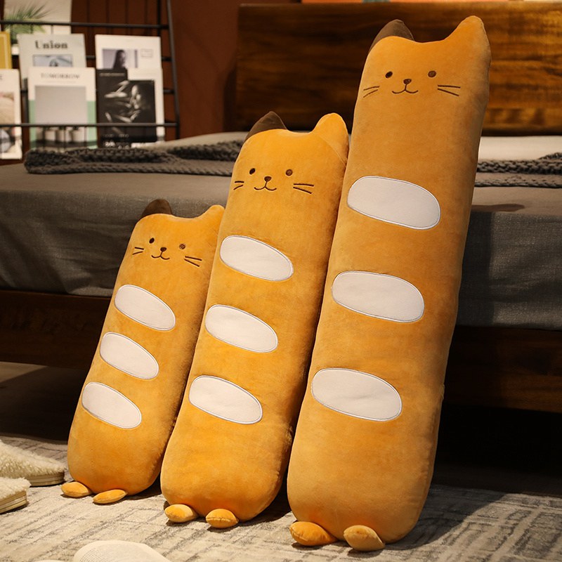Long Baguette Cute Cat Bread Plushie