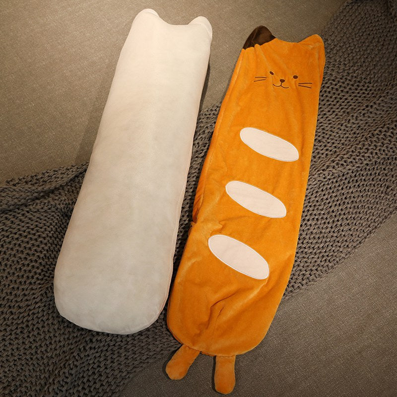 Long Baguette Cute Cat Bread Plushie