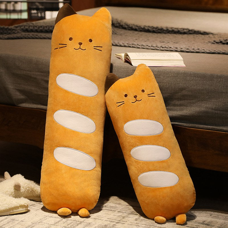 Long Baguette Cute Cat Bread Plushie
