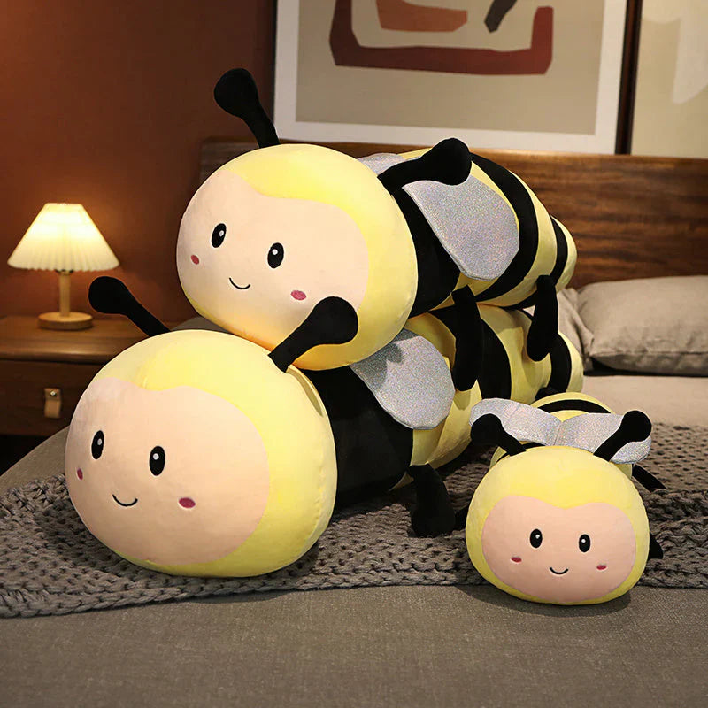 Long Snuggly Bee Wasp Plushie | Cute Insect Toy