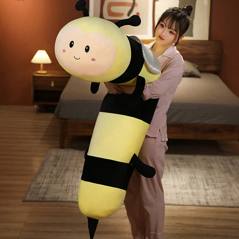 Long Snuggly Bee Wasp Plushie | Cute Insect Toy