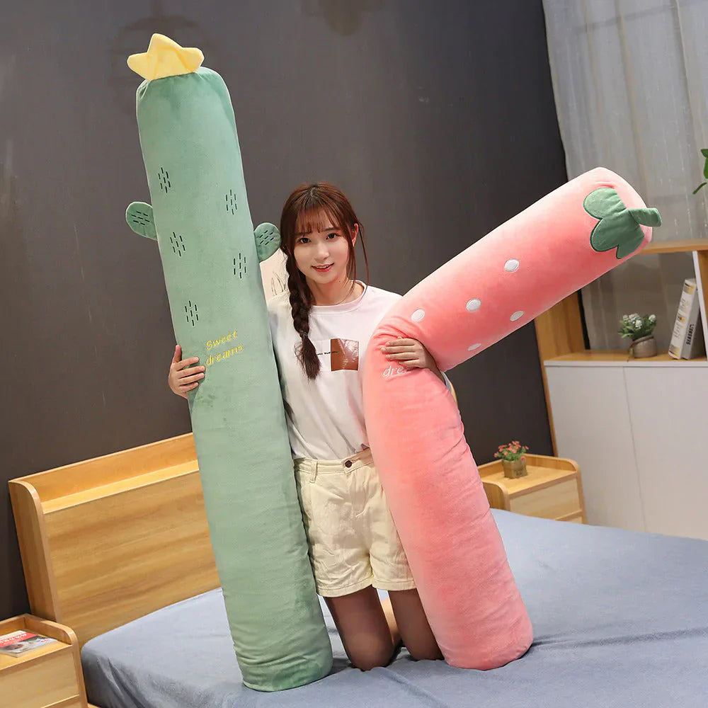 Long Snuggly Kawaii Fruit Plushie Collection | NEW