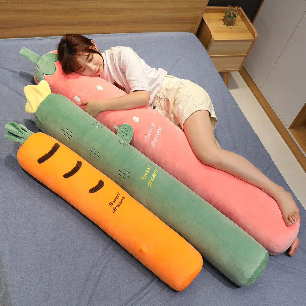 Long Snuggly Kawaii Fruit Plushie Collection | NEW