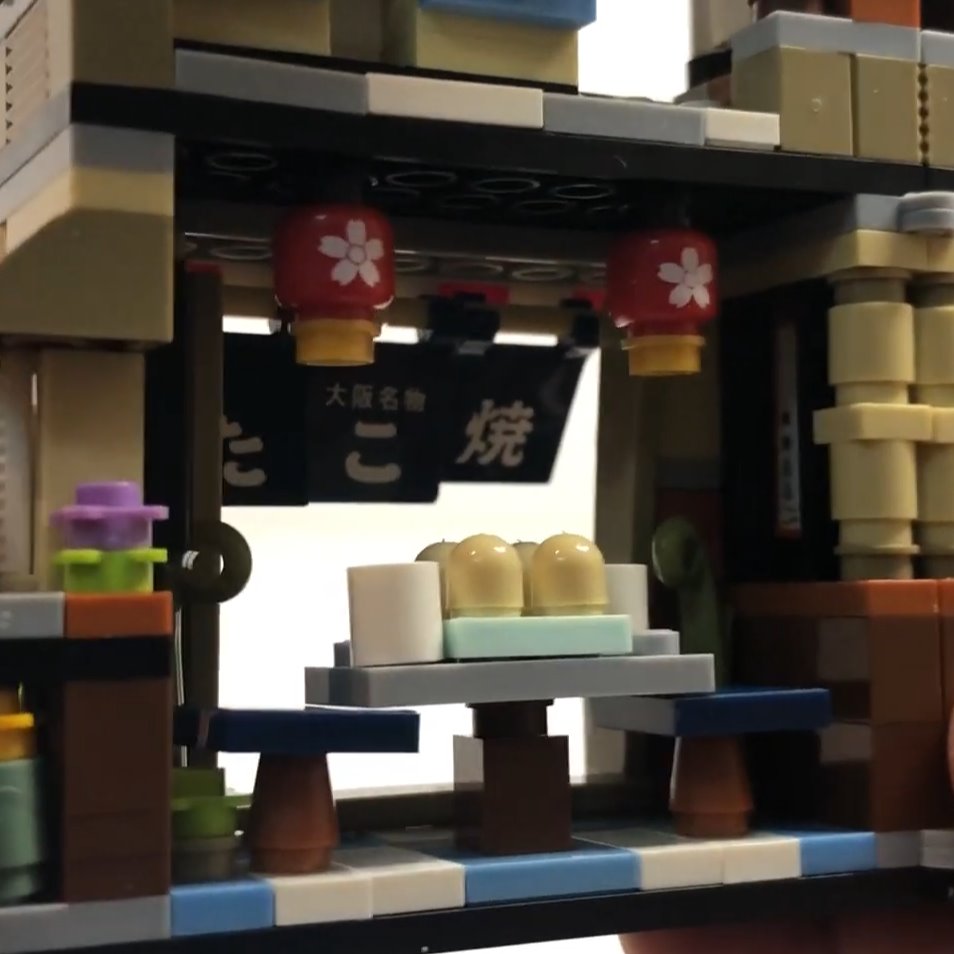 Micro Takoyaki Octopus Balls Building Sets