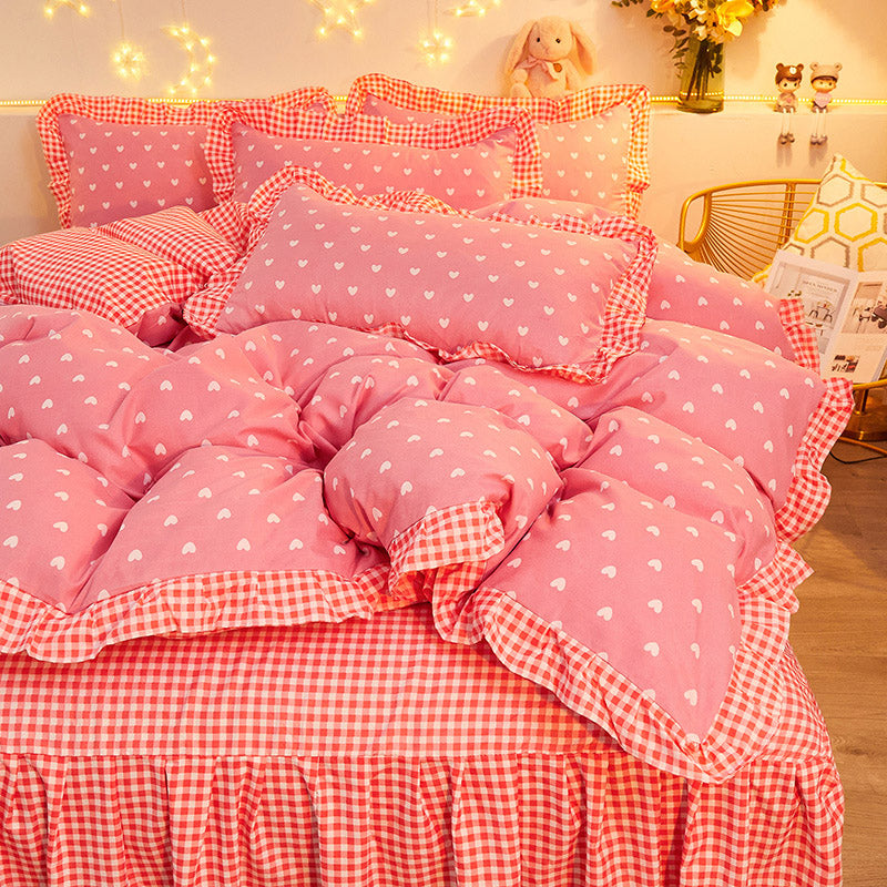 Kawaii Hearts Bedding | Millions of Hearts Duvet Set