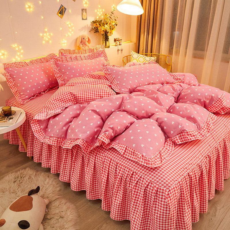 Kawaii Hearts Bedding | Millions of Hearts Duvet Set