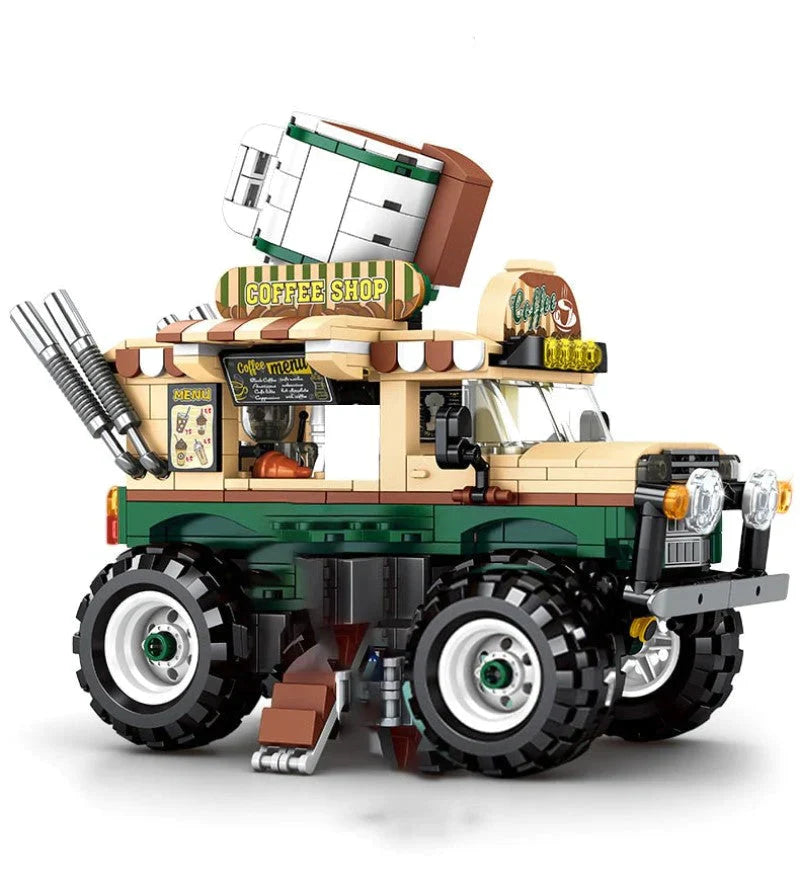 Food Truck Building Block Sets | 4 Styles, 550+ Pcs Each & 3 Mini Dolls