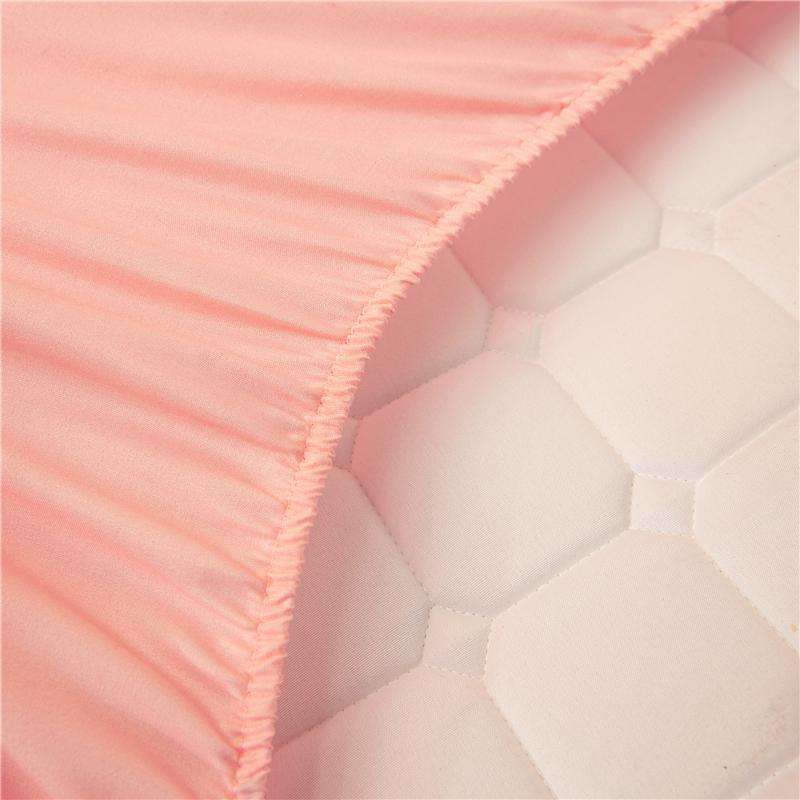 Pink Happy Bunny Quilted Fitted Bedsheet