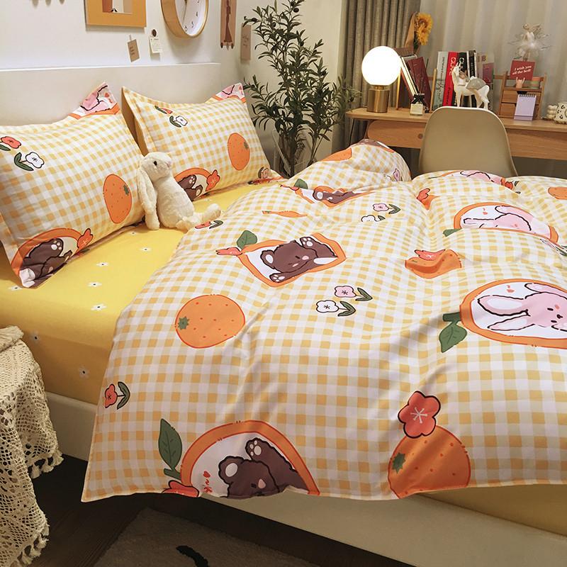 Rabbit Teddy Bear Bedding | Cute Animal Duvet Set