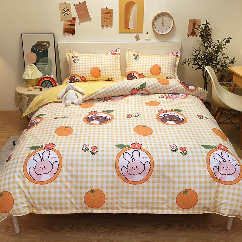 Rabbit Teddy Bear Bedding | Cute Animal Duvet Set