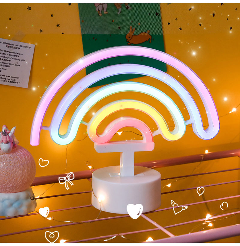 Rainbow Unicorn Cat LED Neon Glow Night Light Collection