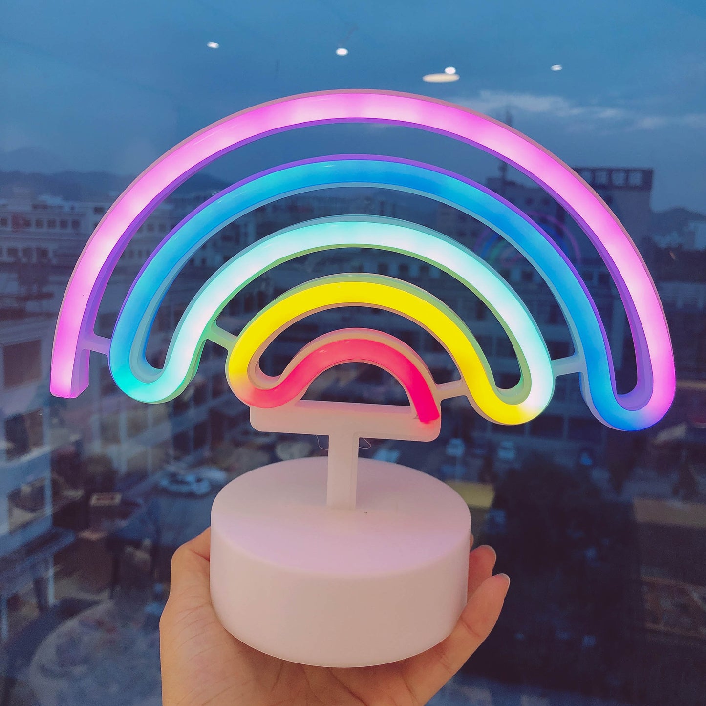 Rainbow Unicorn Cat LED Neon Glow Night Light Collection