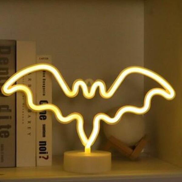 Rainbow Unicorn Cat LED Neon Glow Night Light Collection