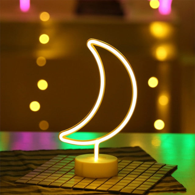 Rainbow Unicorn Cat LED Neon Glow Night Light Collection