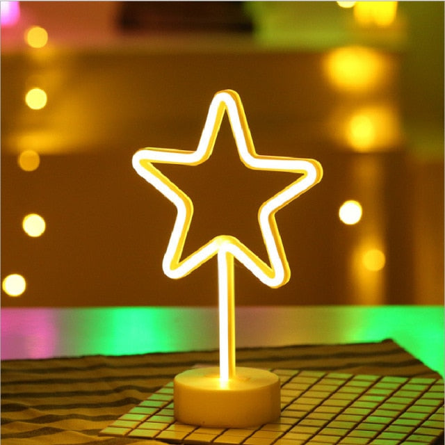 Rainbow Unicorn Cat LED Neon Glow Night Light Collection