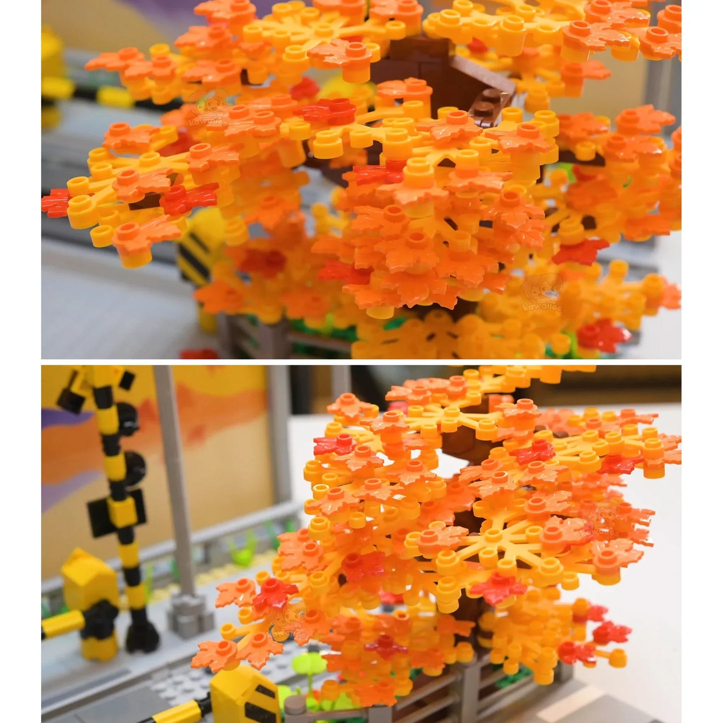 Spring & Autumn Japanese Light Up Kamakura Train Building Set - Limited Stock