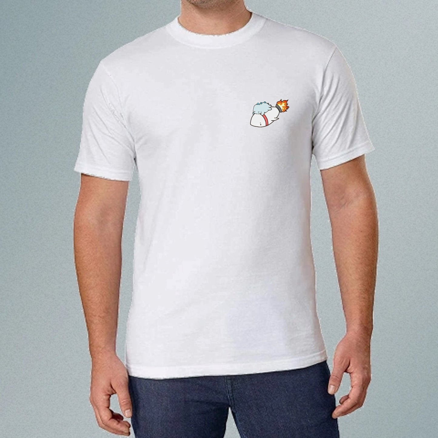 Tato Riding to the Moon Unisex Tee