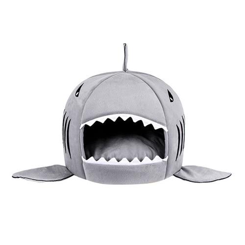 Warm Cosy Shark Pet Bed House