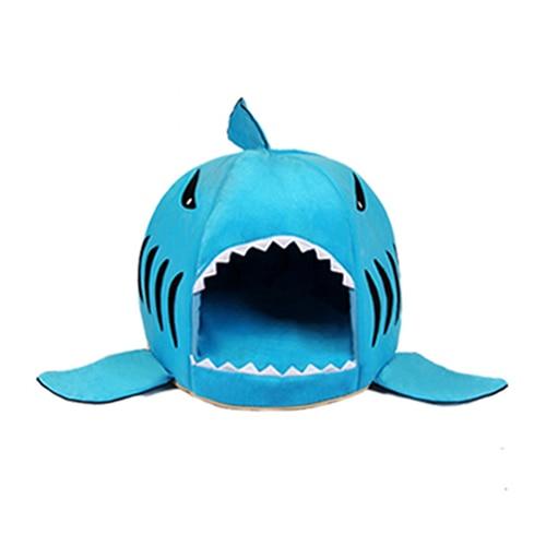 Warm Cosy Shark Pet Bed House