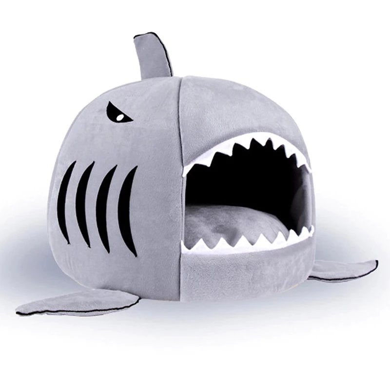 Warm Cosy Shark Pet Bed House