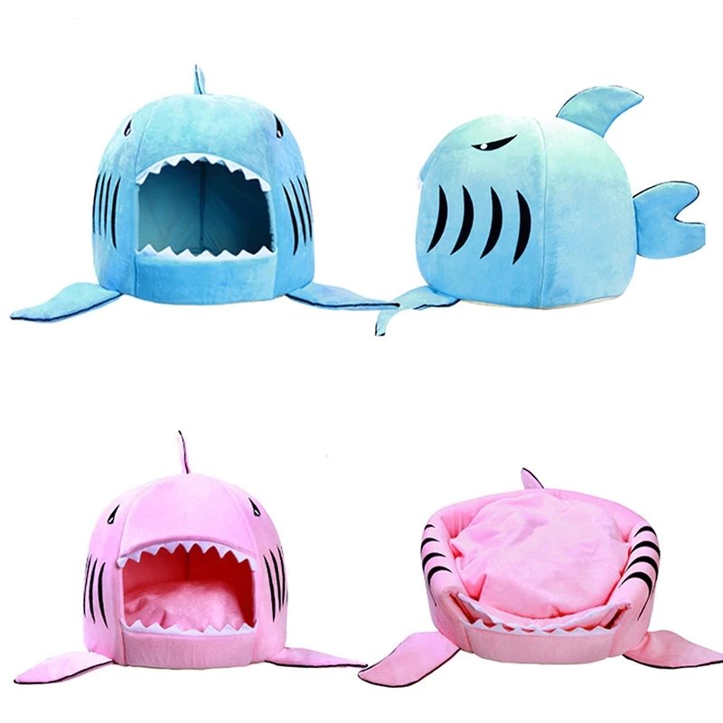 Warm Cosy Shark Pet Bed House