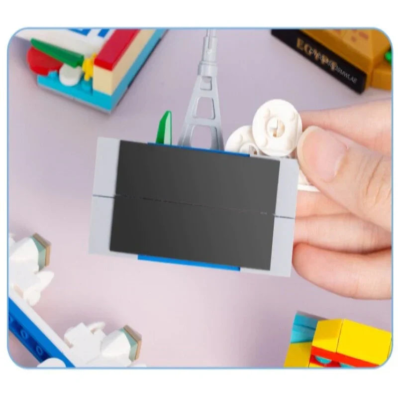 Landmark Fridge Magnet Building Block Sets | 5 Styles, 48+ Pcs Each
