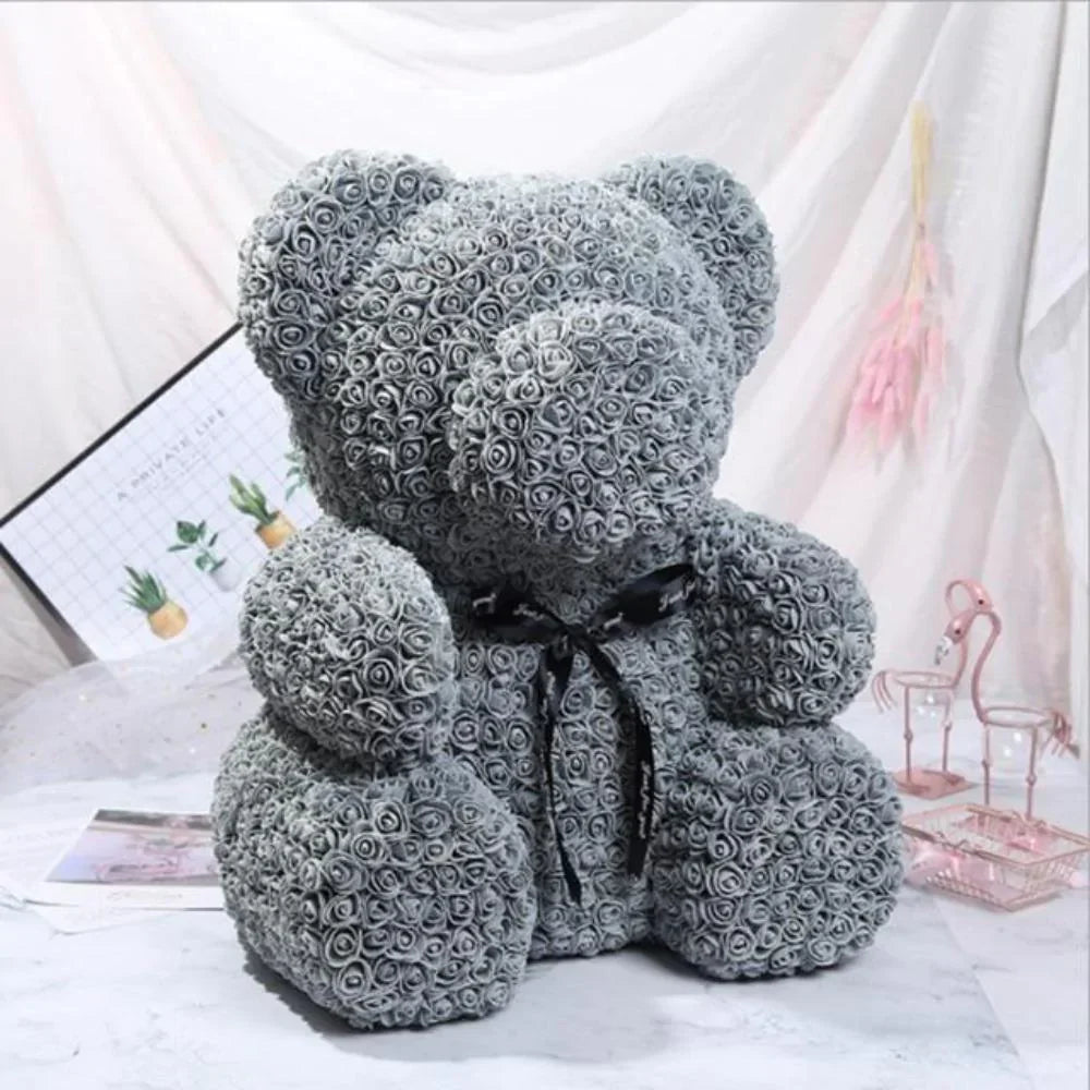 Jumbo 70cm Enchanted Rose Teddy Bear | 6 Colors | Grand Romantic Gift