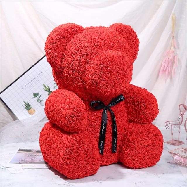 Jumbo 70cm Enchanted Rose Teddy Bear | 6 Colors | Grand Romantic Gift