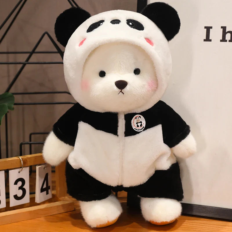 Kawaii Giant Bear Cosplay Panda Doll Creative Plush Toy Cartoon Zoo Animal Plushie