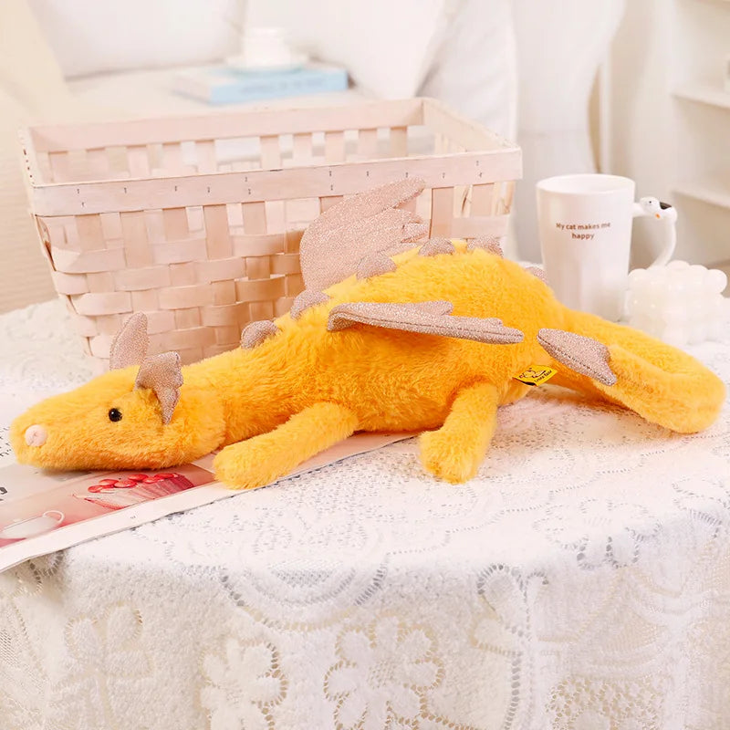 Flying Dragon Long Doll Plush Toy Stuffed Fantastic Giant Cartoon Animal Plushie