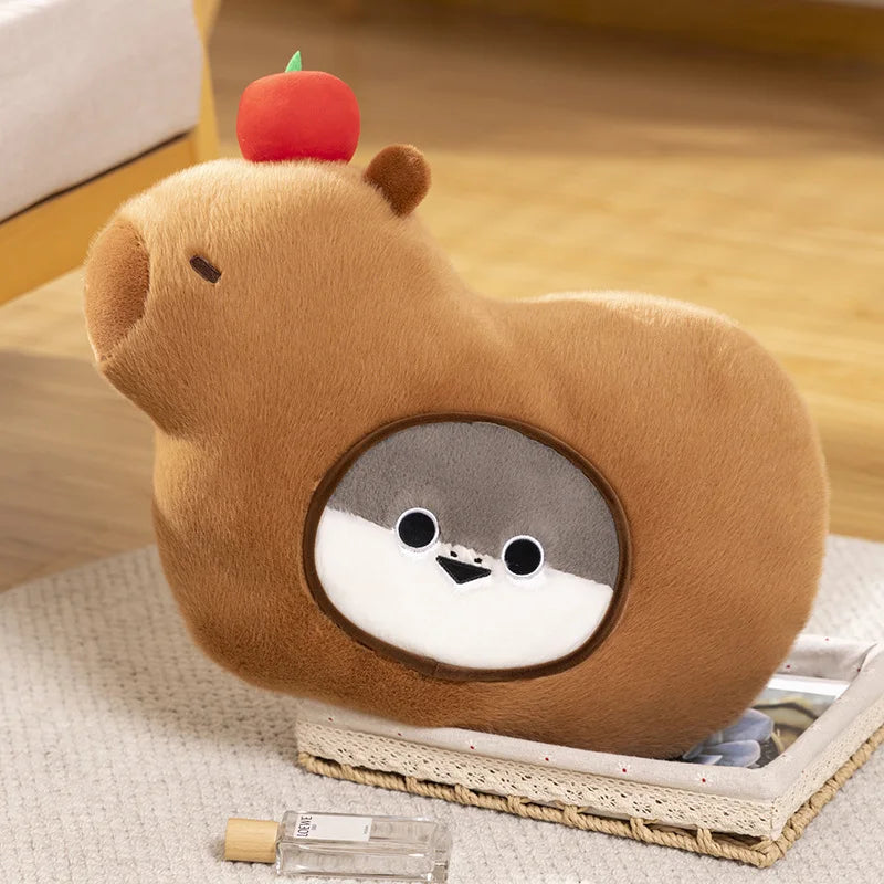 Capybara Sacabambaspis Pillow – A Whimsical Creature Combo for Cozy Days