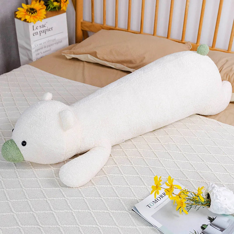 Huge Goose Plush Side Sleeper Leg Clamp Pillows Toy Cute Giant White Gooses