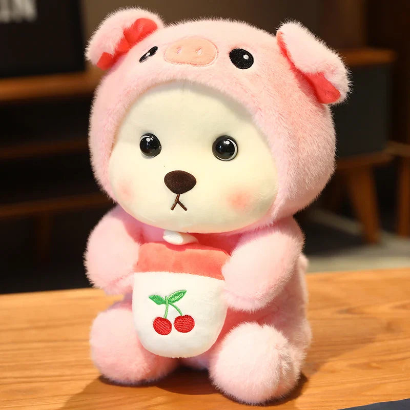 Kawaii Giant Bear Cosplay Panda Doll Creative Plush Toy Cartoon Zoo Animal Plushie