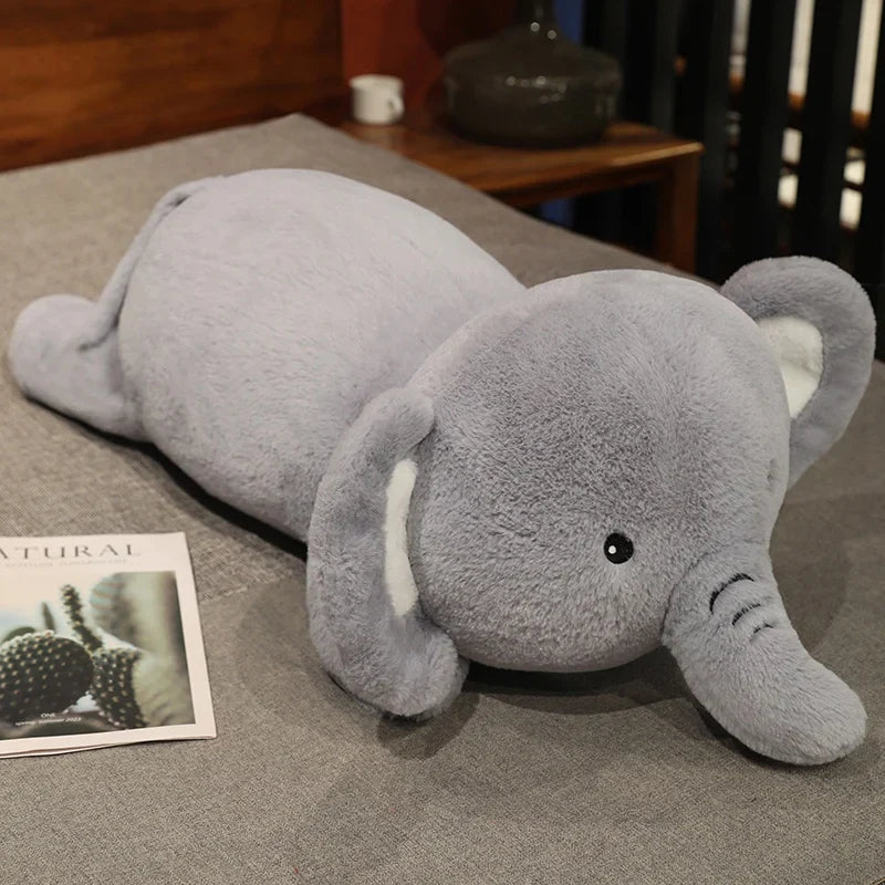 Giant Round Elephant Plush Doll – A Jumbo Hug of Happiness