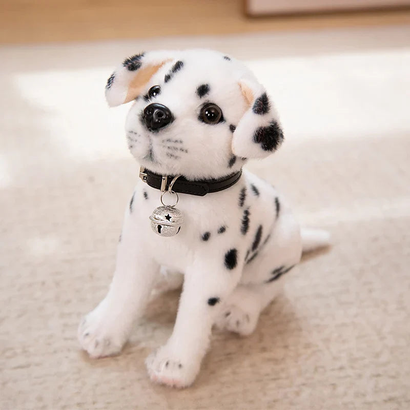 Dog Plush Toy Cute Stuffed Realistic Beagle Spotted Puppy Doll