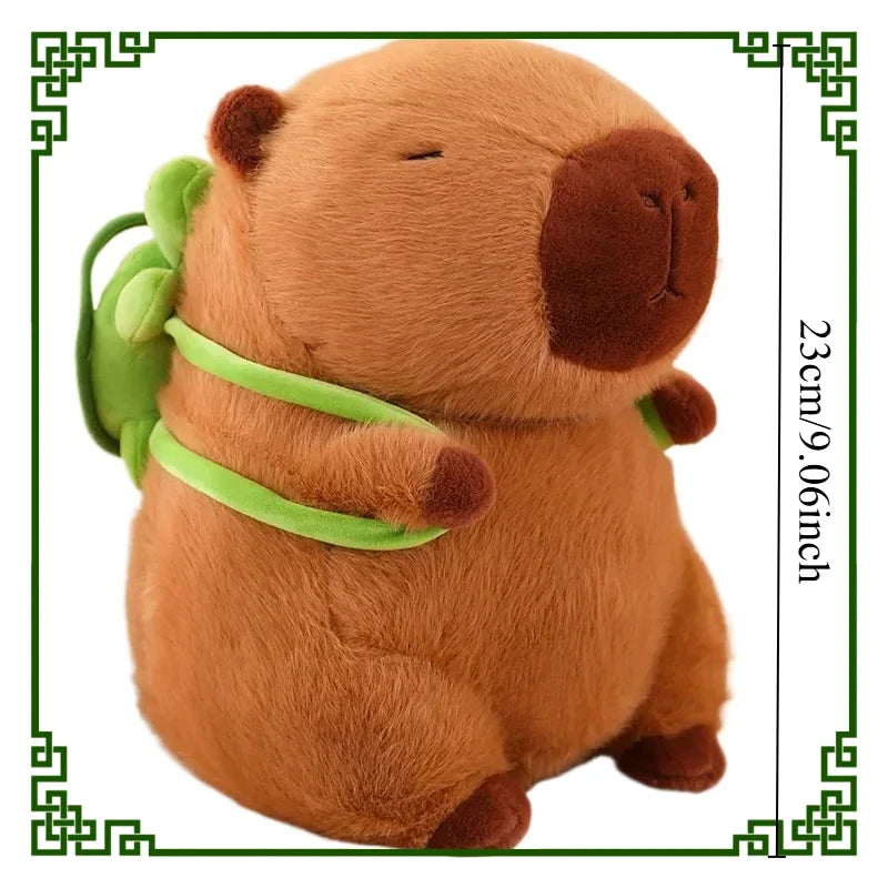Capybara Plush Toy Set – Mommy & 4 Baby Capybara Dolls