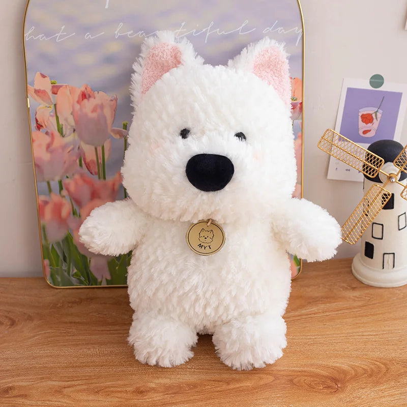 Cartoon West Highland Dog Plush Toy Your Child’s Loyal Cuddle Companion