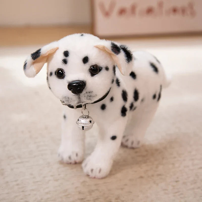 Dog Plush Toy Cute Stuffed Realistic Beagle Spotted Puppy Doll