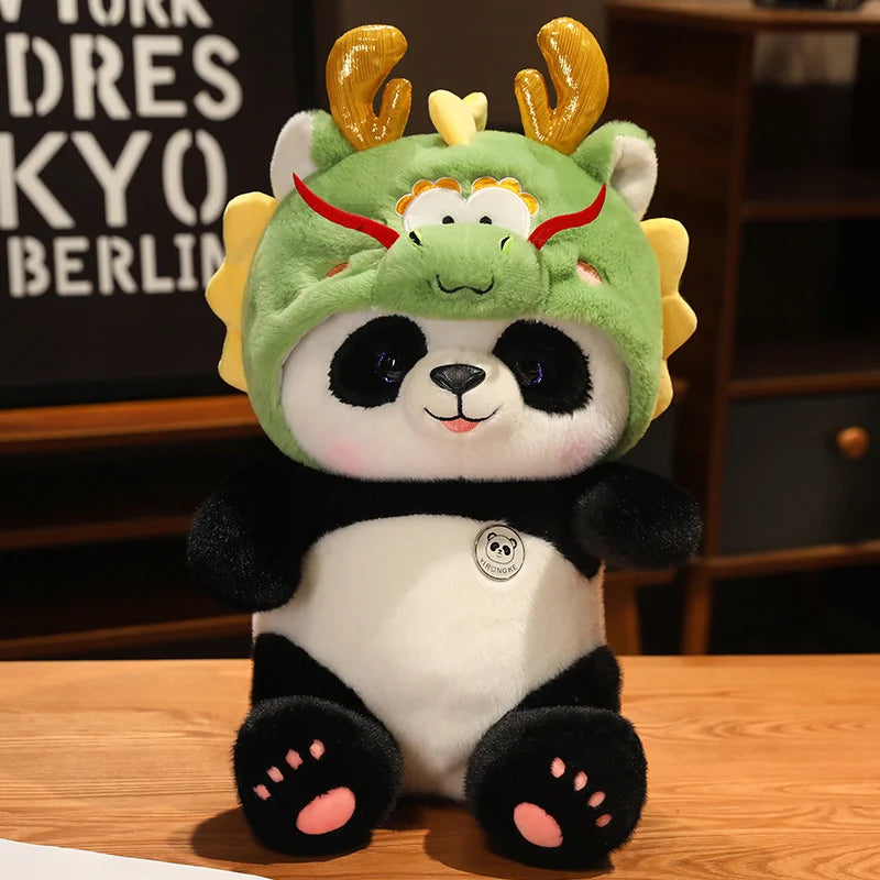 Kawaii Giant Bear Cosplay Panda Doll Creative Plush Toy Cartoon Zoo Animal Plushie