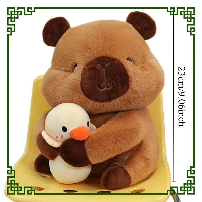 Capybara Plush Toy Set – Mommy & 4 Baby Capybara Dolls