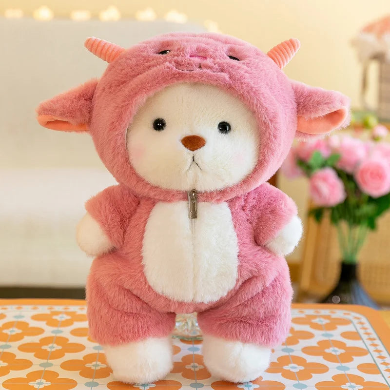 Kawaii Giant Bear Cosplay Panda Doll Creative Plush Toy Cartoon Zoo Animal Plushie