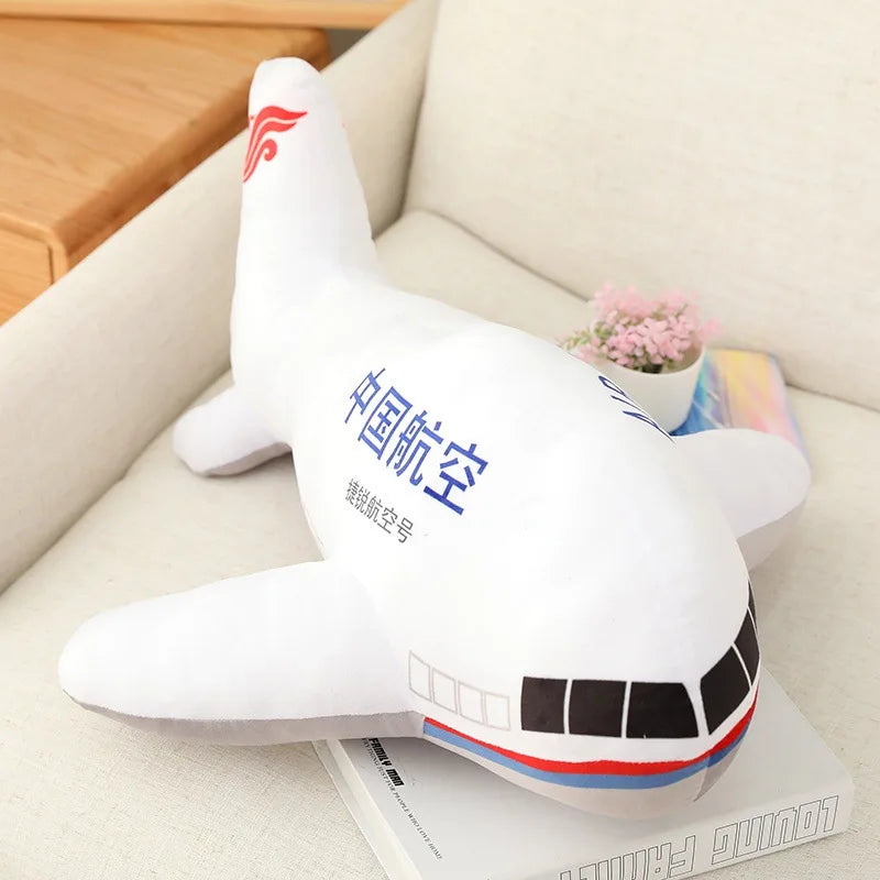 Simulation Funny Airplane Plush Toy – Soar into Cuddly Comfort!
