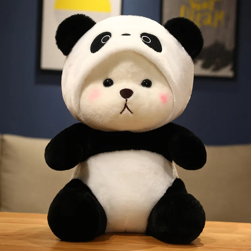 Kawaii Giant Bear Cosplay Panda Doll Creative Plush Toy Cartoon Zoo Animal Plushie