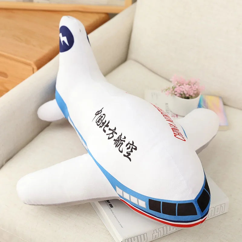 Simulation Funny Airplane Plush Toy – Soar into Cuddly Comfort!