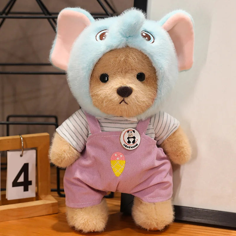 Kawaii Giant Bear Cosplay Panda Doll Creative Plush Toy Cartoon Zoo Animal Plushie